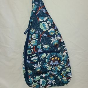 Vera Bradey Lighten Up Sling Backpack in Reactive